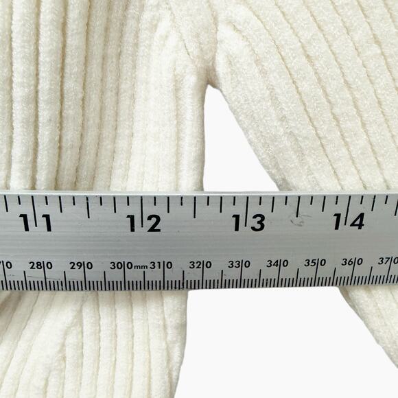 NWT Gauge81 White Wool Blend Mija Ribbed Mini‎ Dress Size Small $660 - Picture 8 of 13